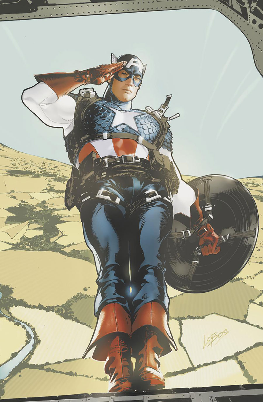 Captain America Vol 11 #1 Cover N Incentive Pablo Villalobos Virgin Cover