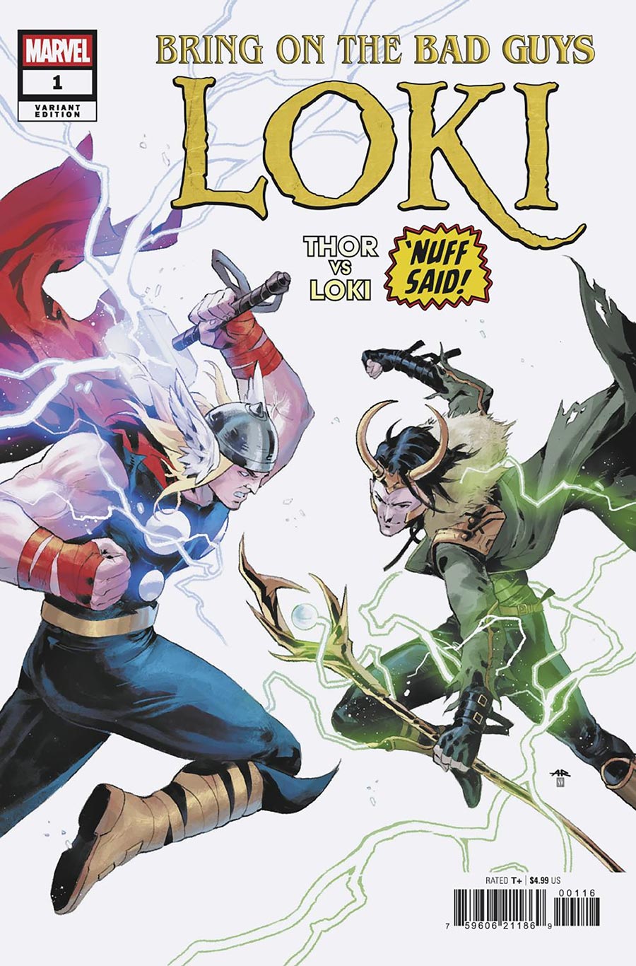 Bring On The Bad Guys Loki #1 (One Shot) Cover F Incentive Anand Ramcheron Nuff Said Variant Cover