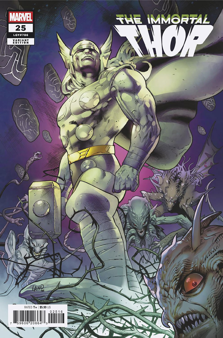 Immortal Thor #25 Cover D Incentive Greg Land Variant Cover