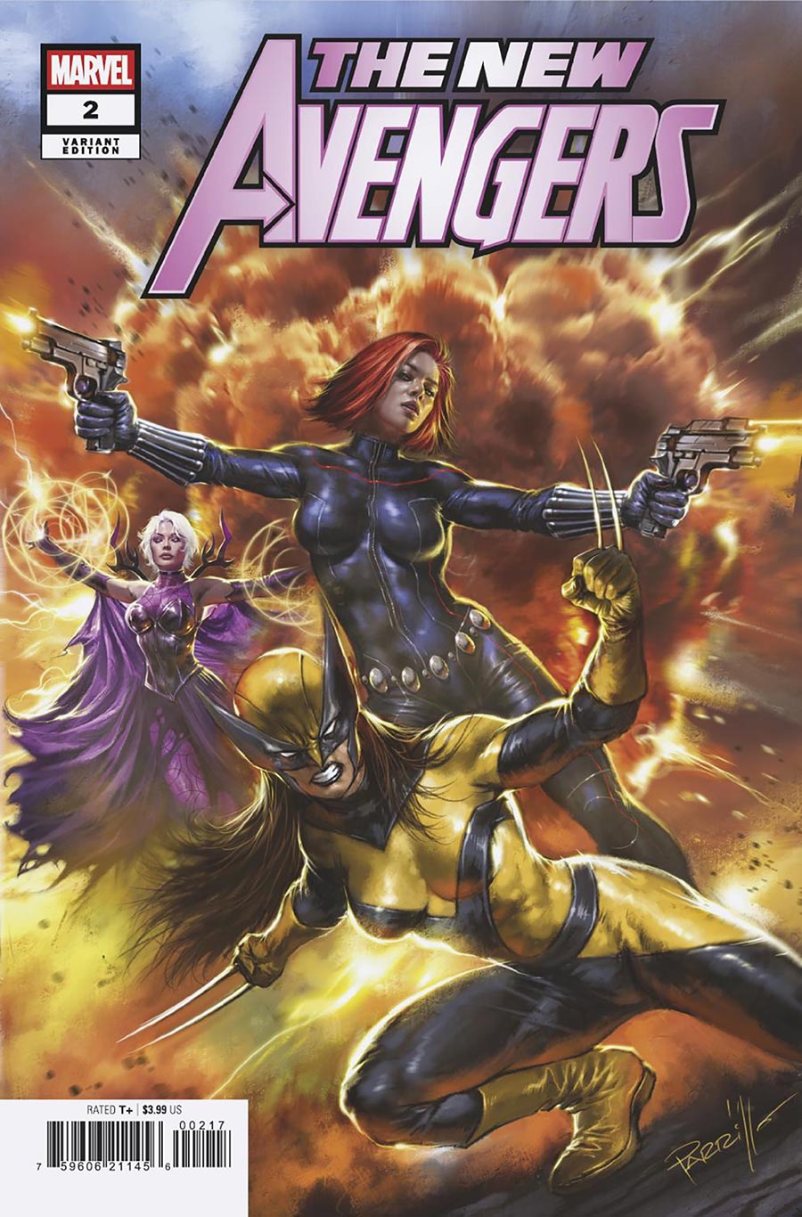 New Avengers Vol 5 #2 Cover F Incentive Lucio Parrillo Variant Cover