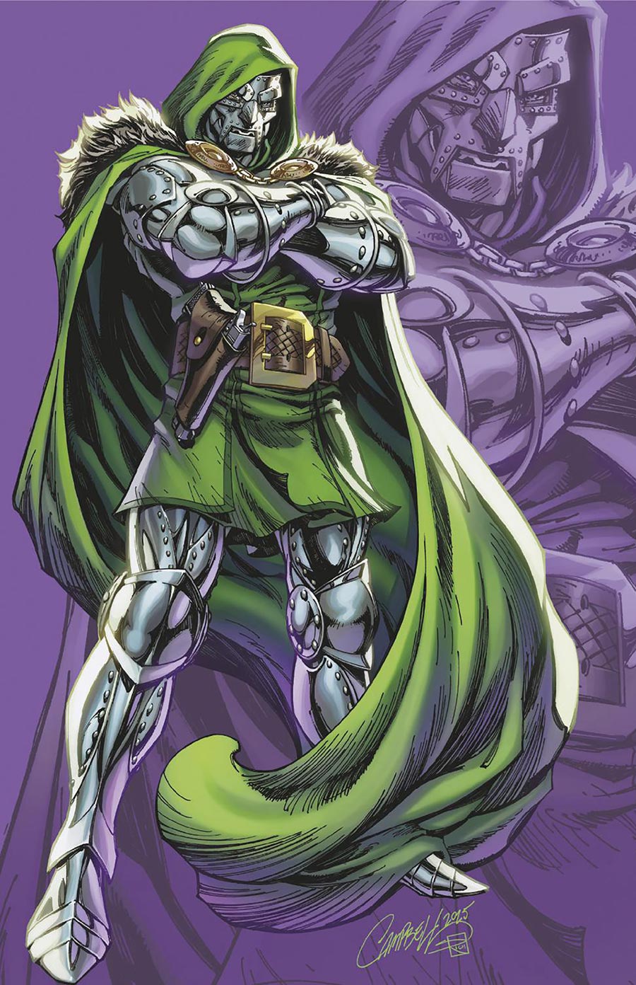 One World Under Doom #6 Cover J Incentive J Scott Campbell Just Spectacular Collection Virgin Cover
