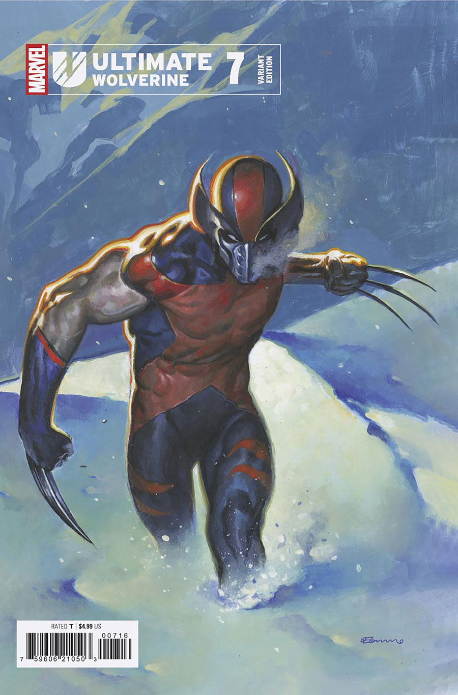 Ultimate Wolverine #7 Cover C Incentive Fabrizio De Tommaso Variant Cover