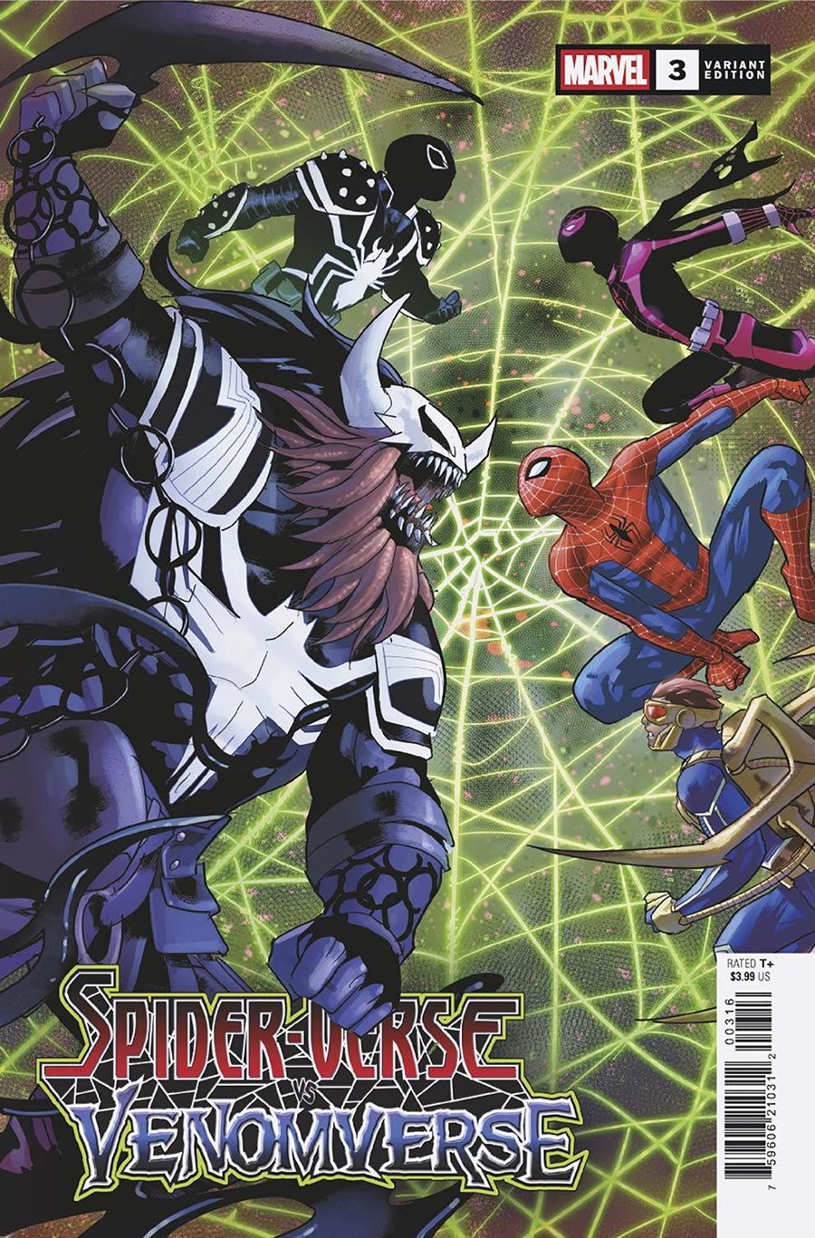 Spider-Verse vs Venomverse #3 Cover C Incentive Jan Bazaldua Variant Cover