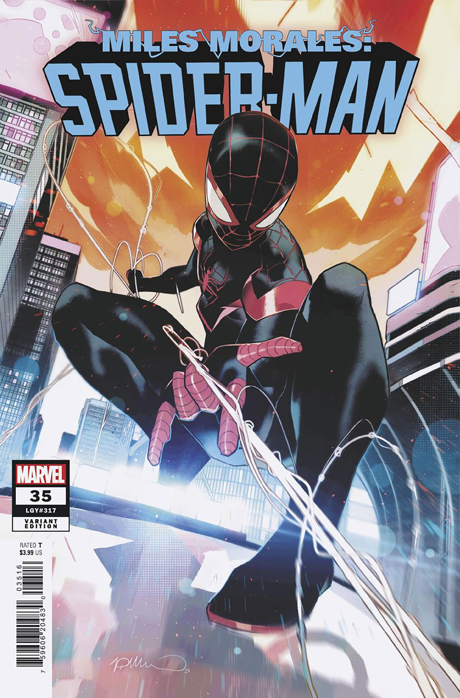 Miles Morales Spider-Man Vol 2 #35 Cover E Incentive Simone Di Meo Variant Cover