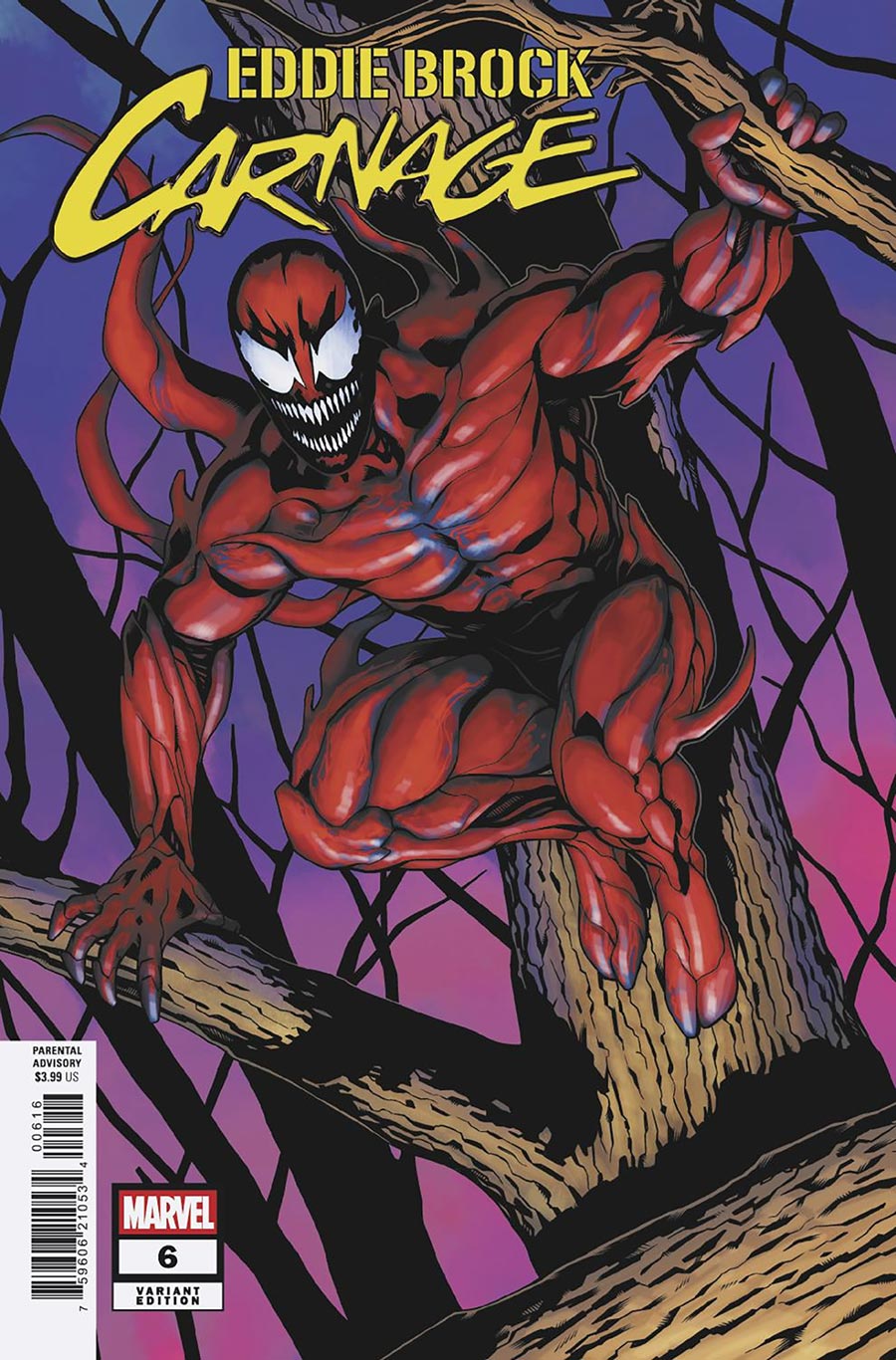 Eddie Brock Carnage #6 Cover D Incentive Juann Cabal Variant Cover