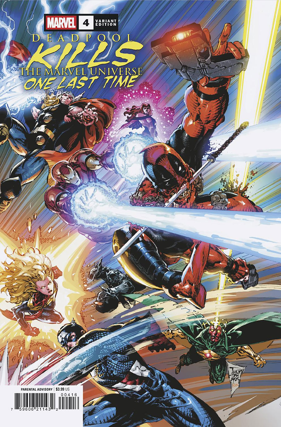 Deadpool Kills The Marvel Universe One Last Time #4 Cover C Incentive Philip Tan Variant Cover