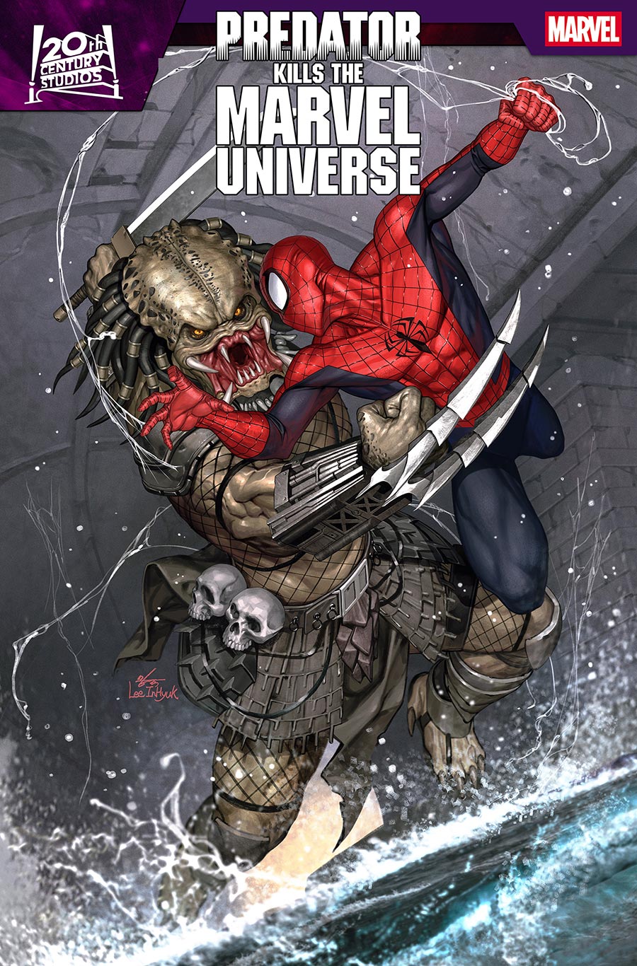 Predator Kills The Marvel Universe #1 Cover F Incentive Inhyuk Lee Variant Cover