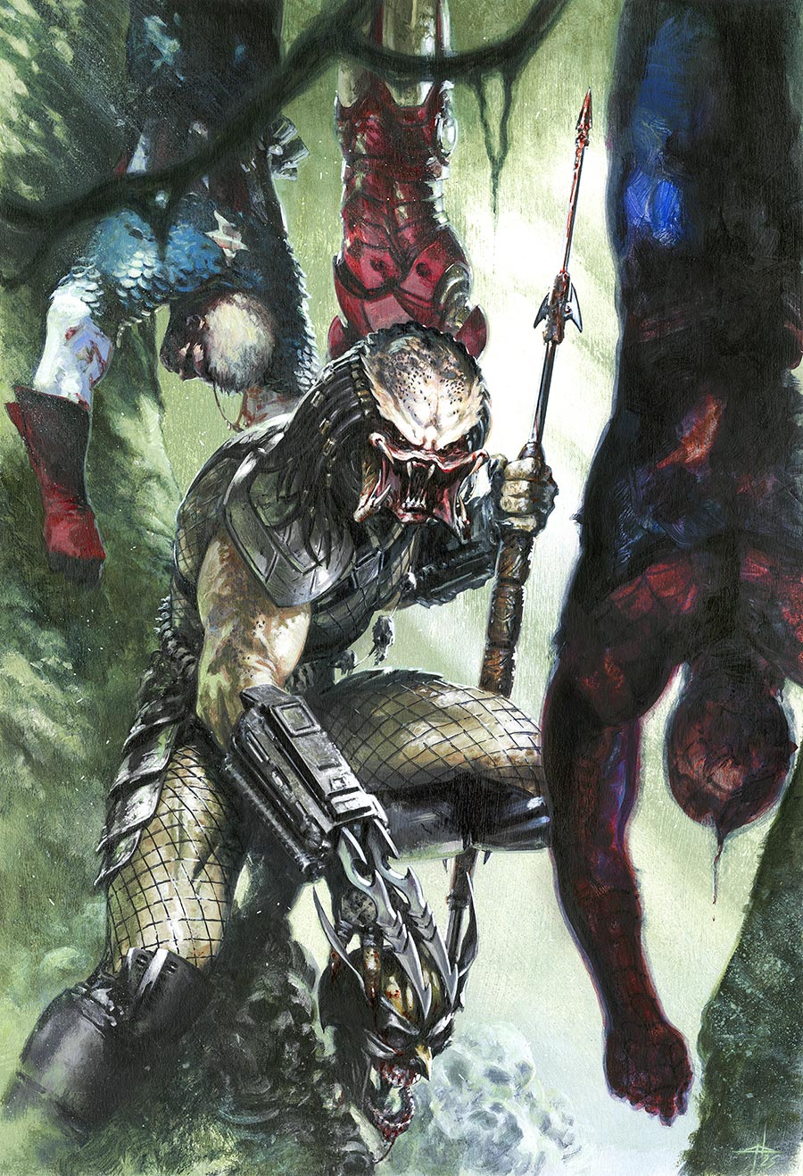 Predator Kills The Marvel Universe #1 Cover G Incentive Gabriele Dell Otto Virgin Cover