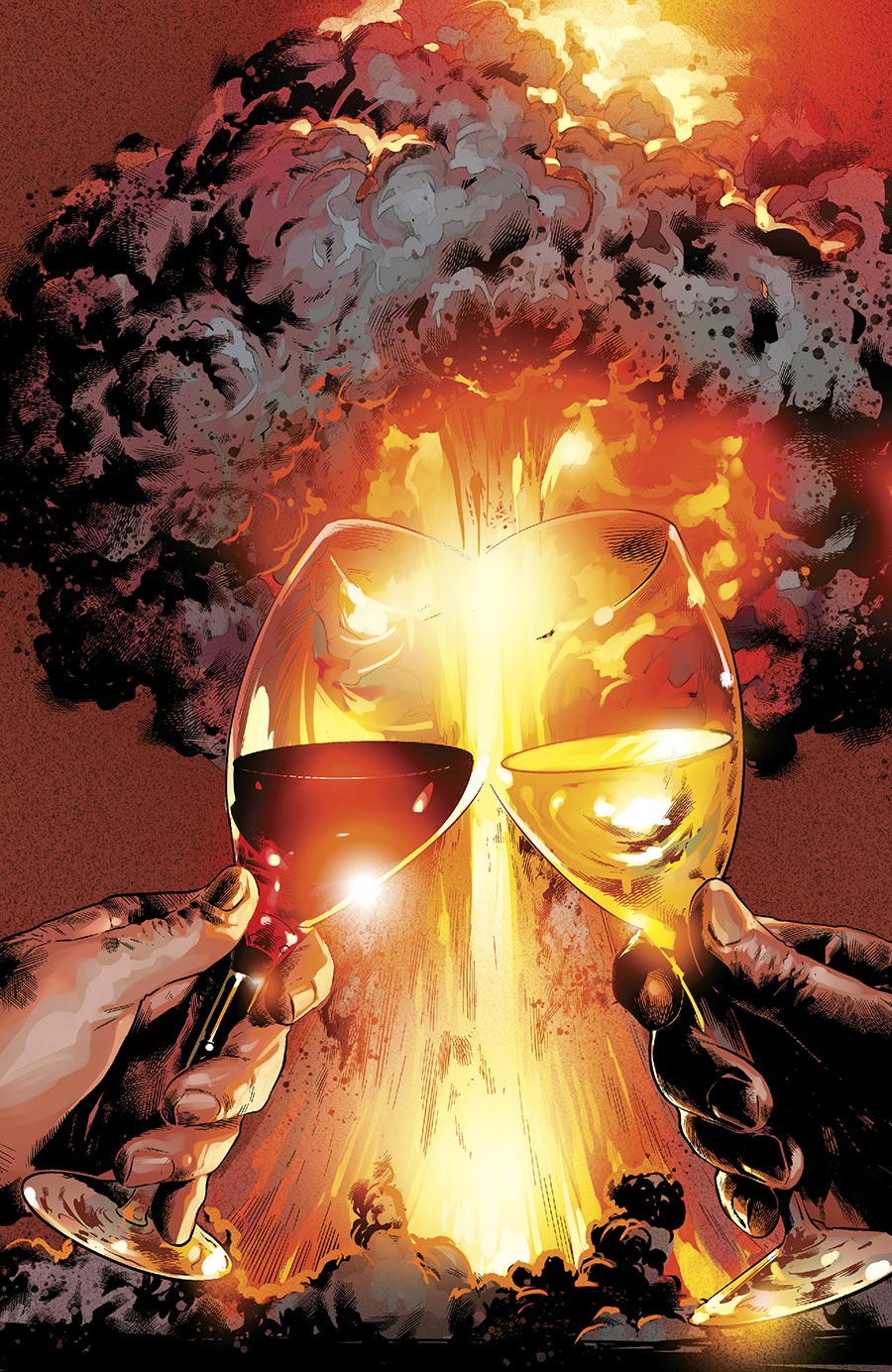 The War #1 Cover F Incentive Trevor Hairsine Virgin Variant Cover