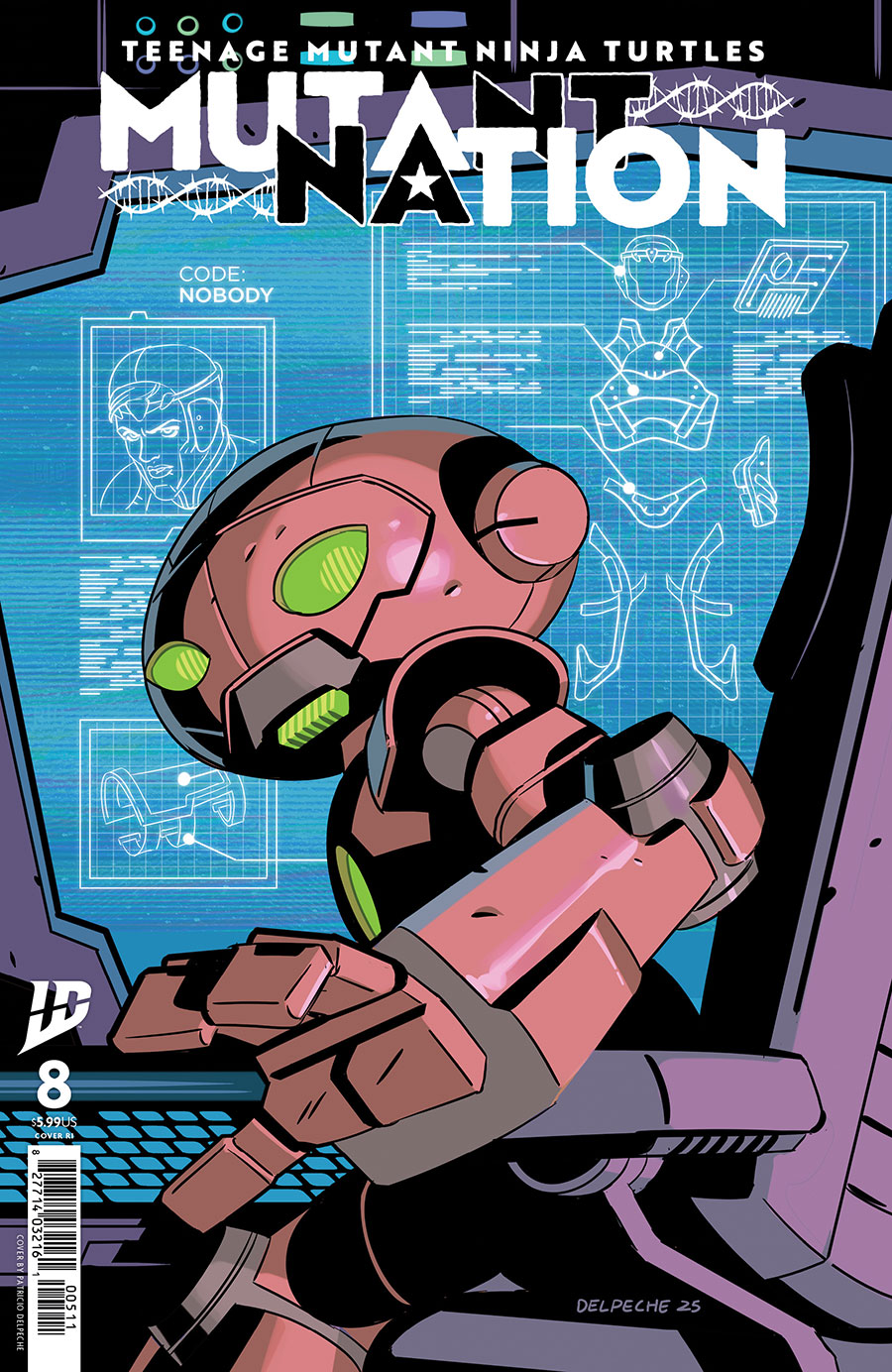 Teenage Mutant Ninja Turtles Mutant Nation #8 Cover C Incentive Patricio Delpeche Variant Cover