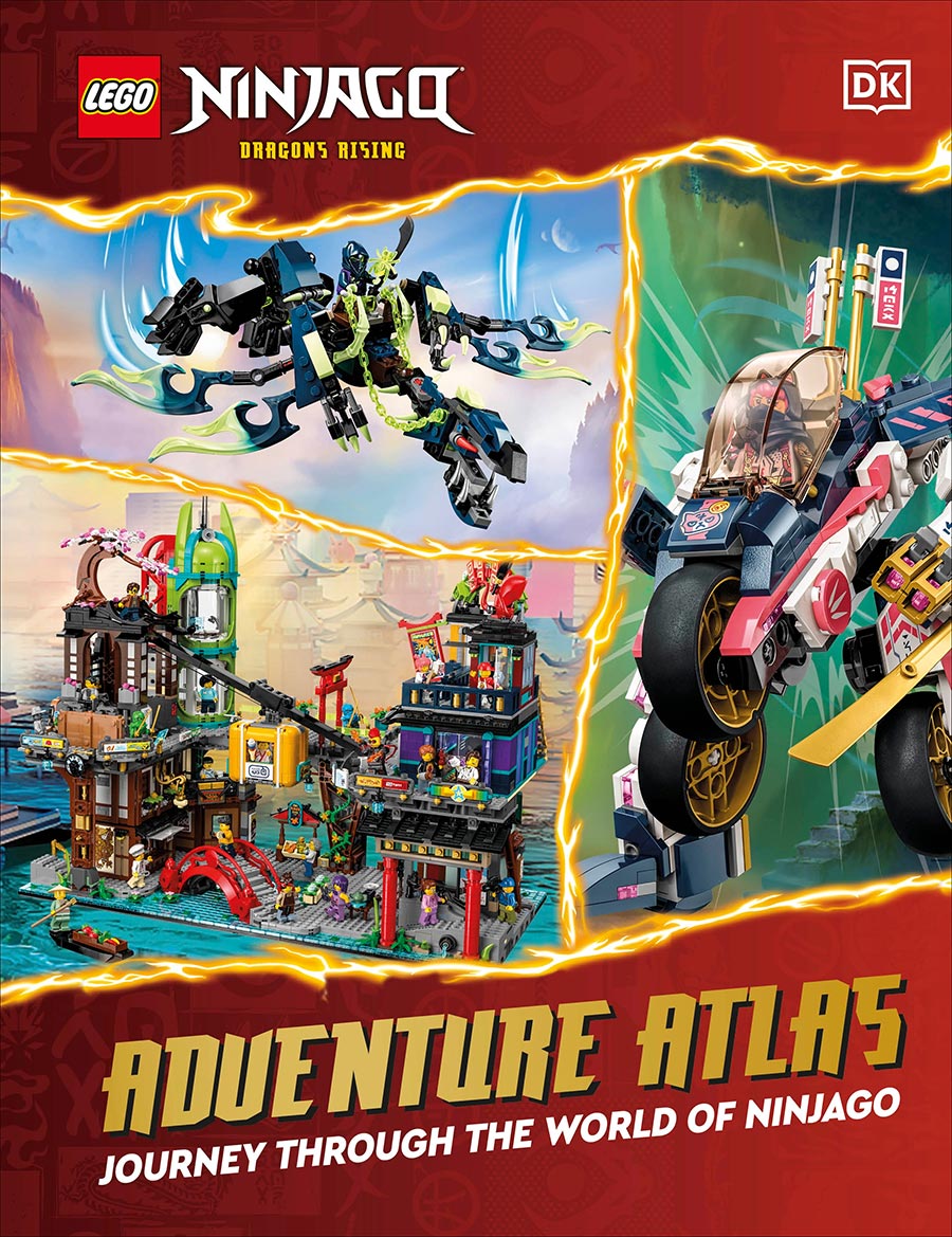 LEGO Ninjago Dragons Rising Adventure Atlas Journey Through The World Of Ninjago HC