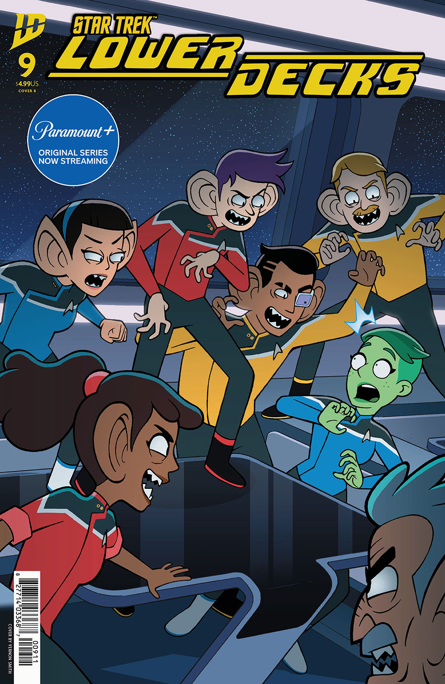 Star Trek Lower Decks Vol 2 #9 Cover B Variant Jack Lawrence Cover