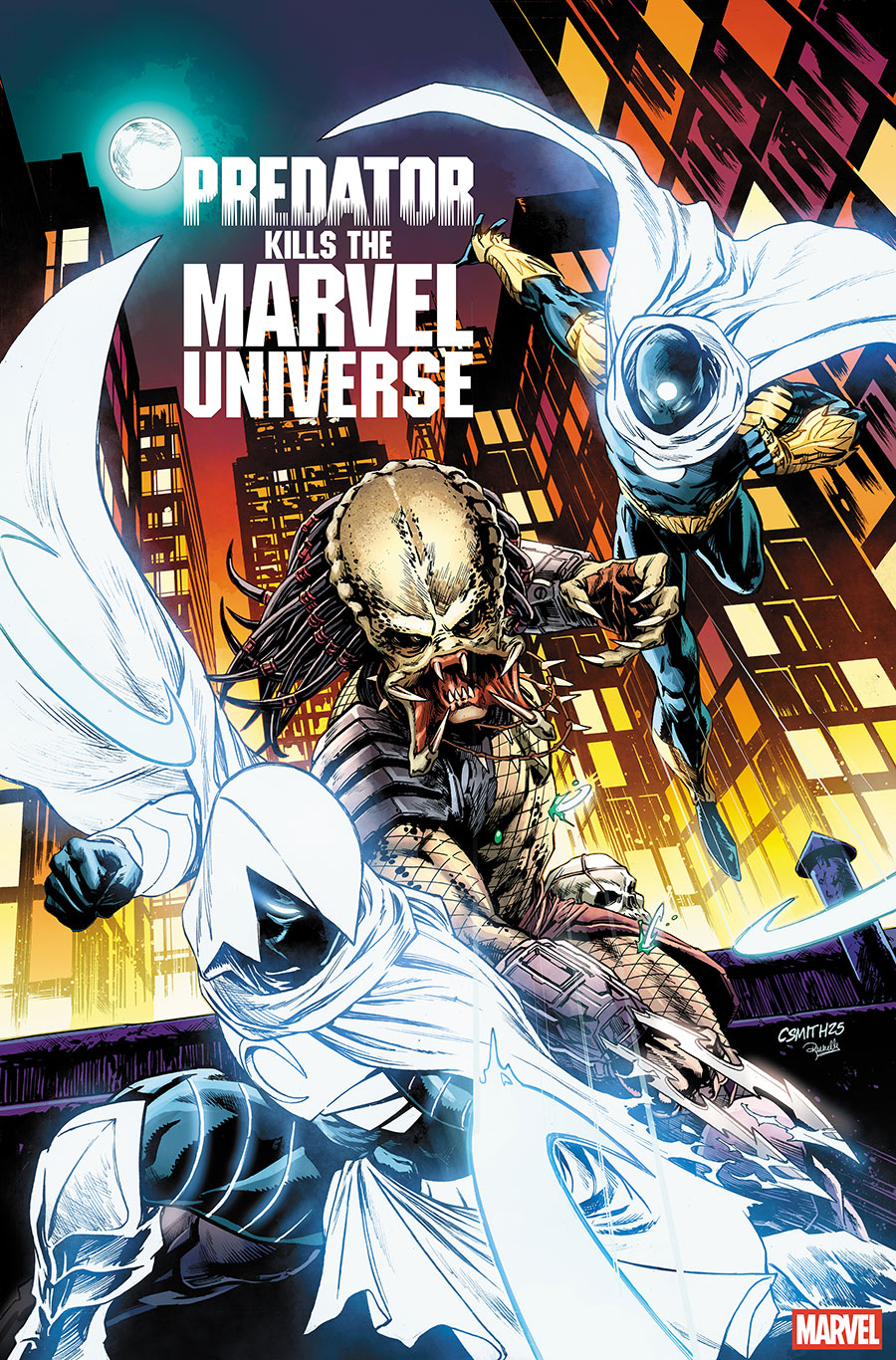 Predator Kills The Marvel Universe #1 Cover B Variant Cory Smith Hunting The Hunters Cover