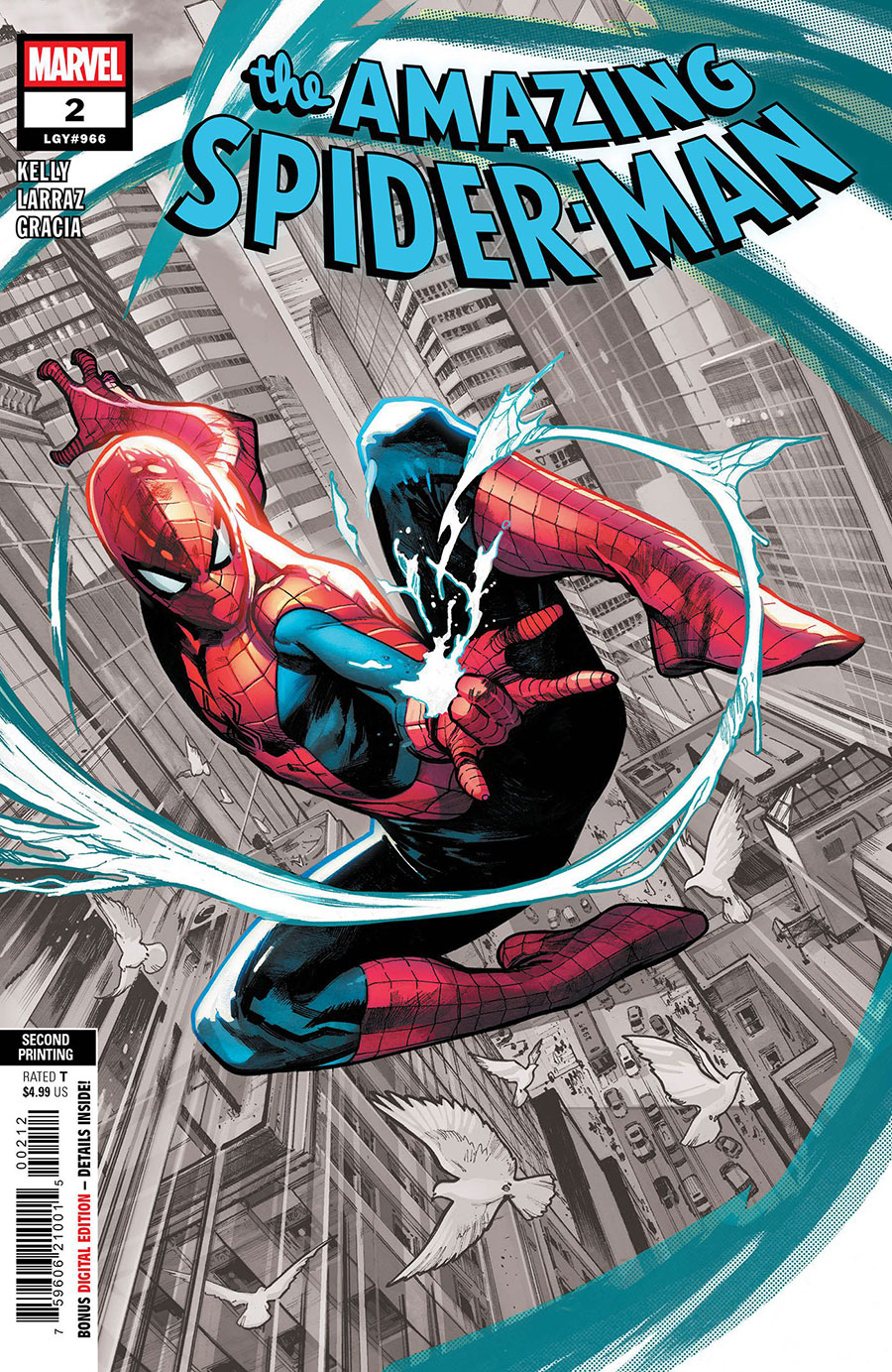Amazing Spider-Man Vol 7 #2 Cover H 2nd Ptg Pepe Larraz Variant Cover