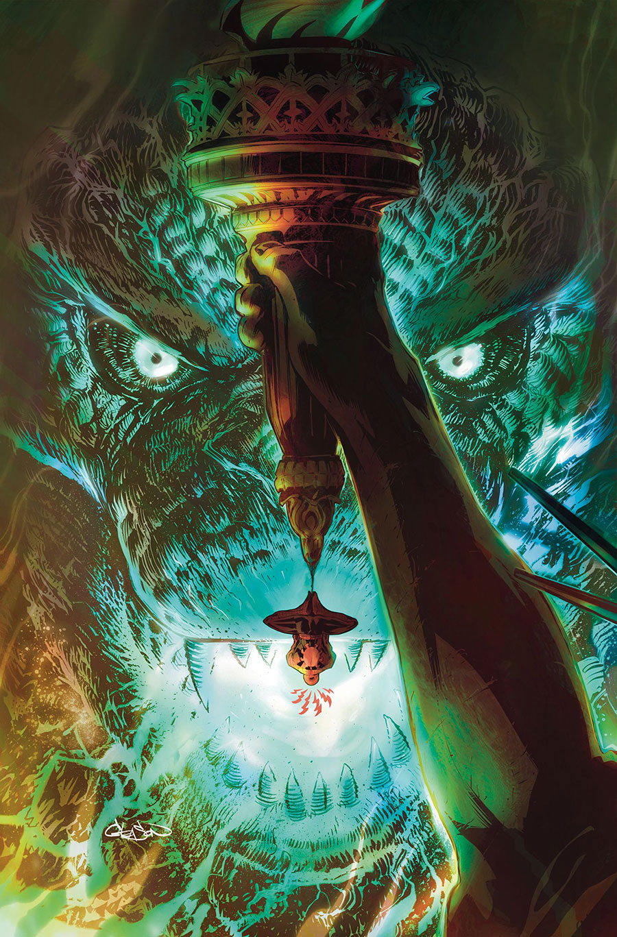 Godzilla vs Spider-Man #1 (One Shot) Cover L 2nd Ptg Incentive Patrick Gleason Virgin Variant Cover