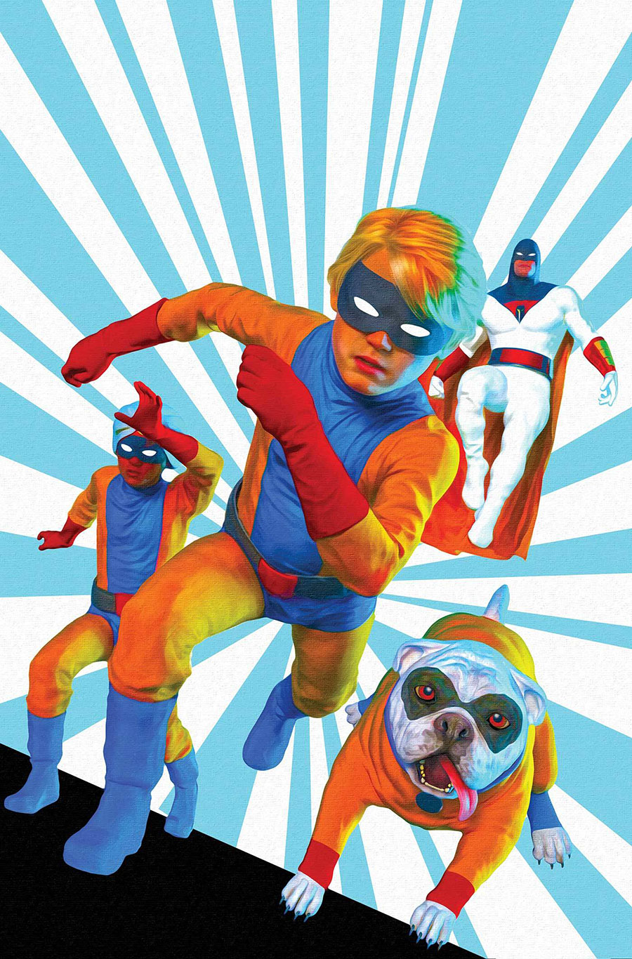 Space Ghost Jonny Quest SpaceQuest #2 Cover W Incentive Mark Spears Blue Background Virgin Cover