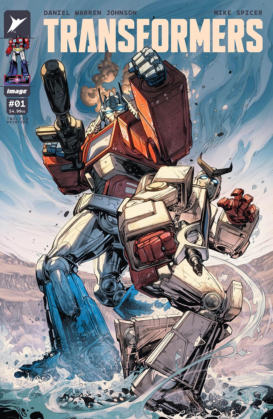 Transformers Vol 5 #1 Cover Z-M 12th Ptg