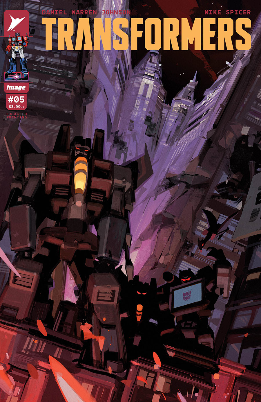Transformers Vol 5 #5 Cover I 4th Ptg