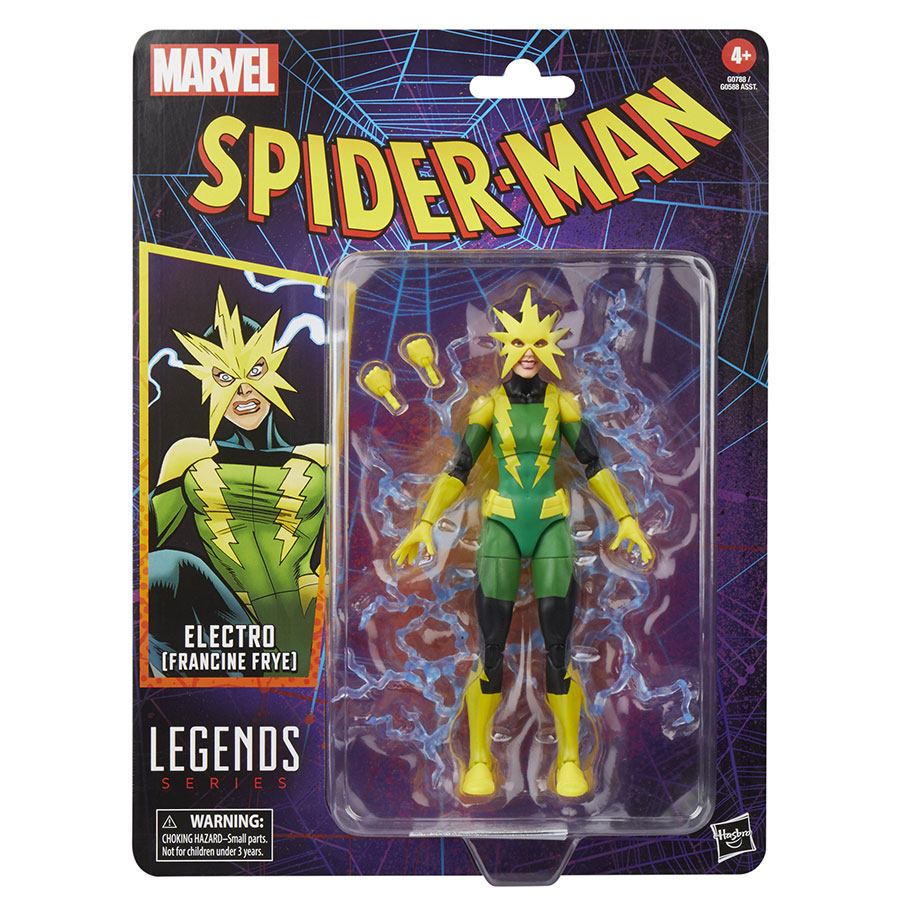 Marvel Legends Spider-Man Electro Francine Frye 6-Inch Action Figure