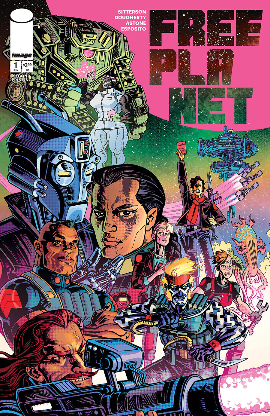 Free Planet #1 Cover F 2Nd Ptg
