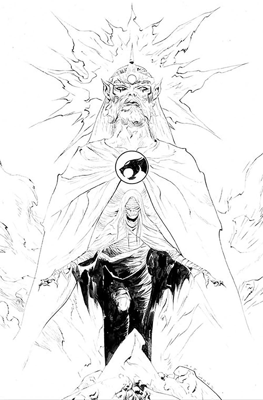 Thundercats Vol 3 #16 Cover Y Incentive Jae Lee Line Art Virgin Cover