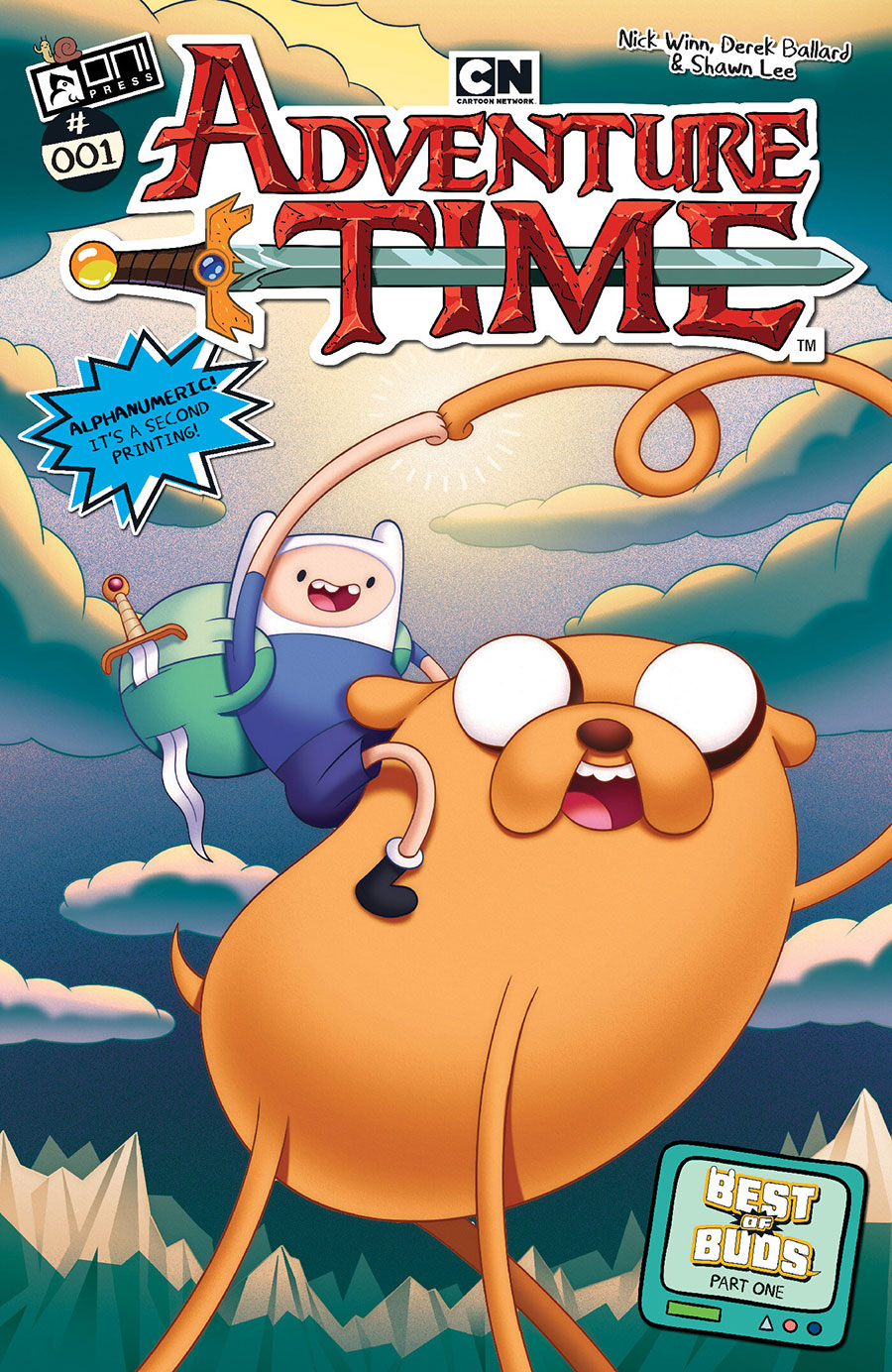 Adventure Time Vol 2 #1 Cover M 2nd Ptg