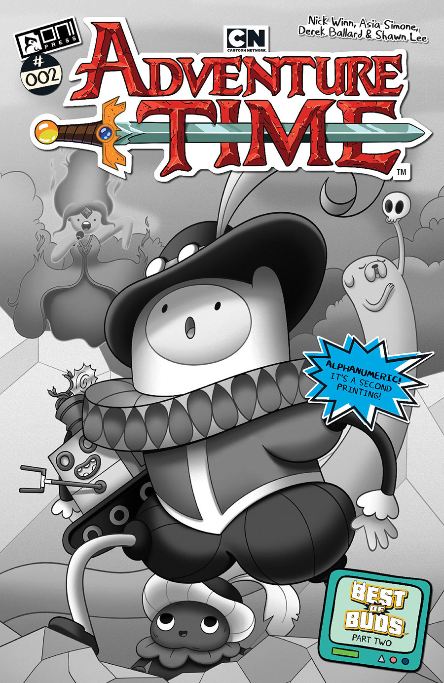 Adventure Time Vol 2 #2 Cover G 2nd Ptg