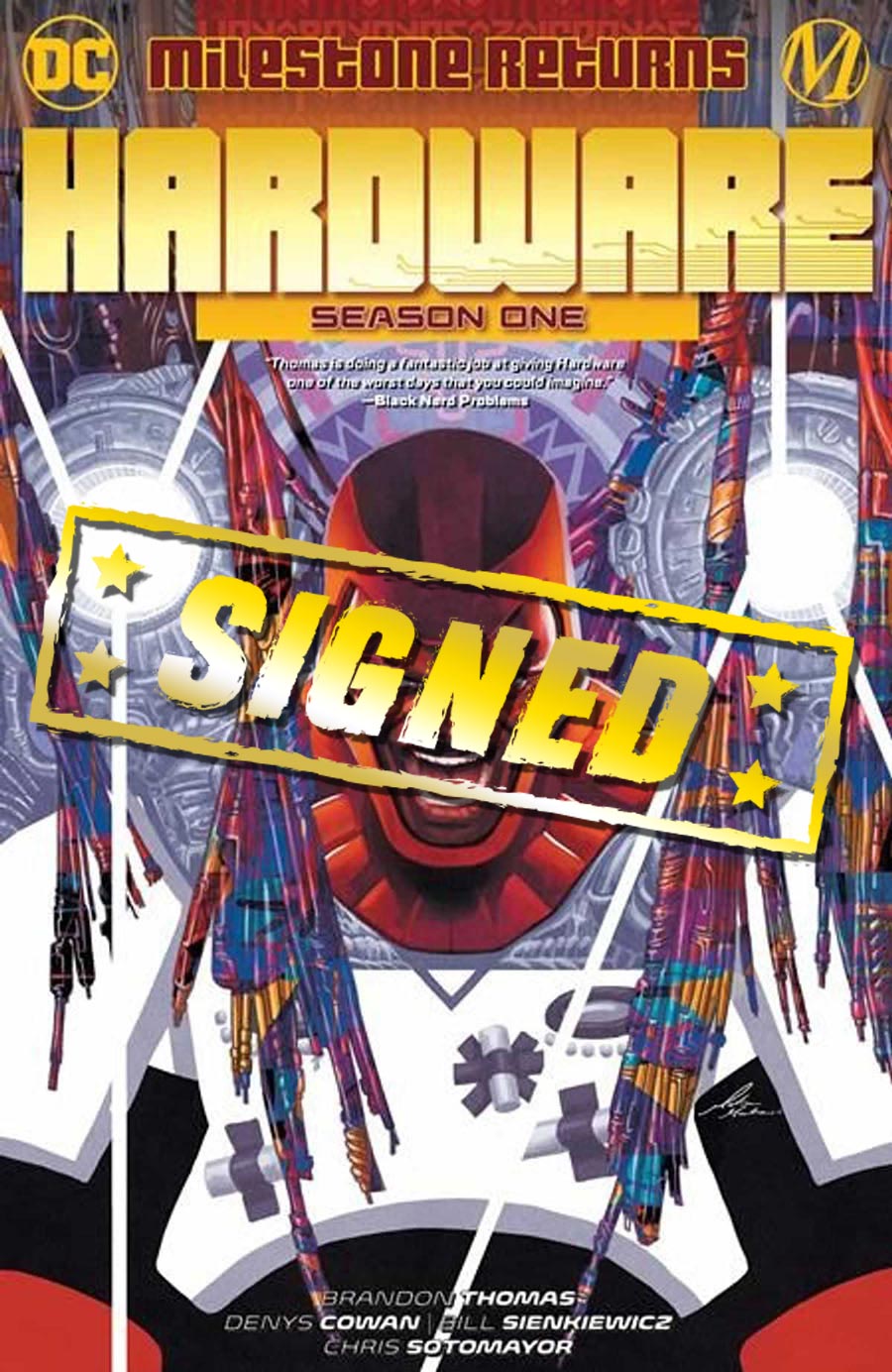 Hardware Season One HC Signed By Denys Cowan