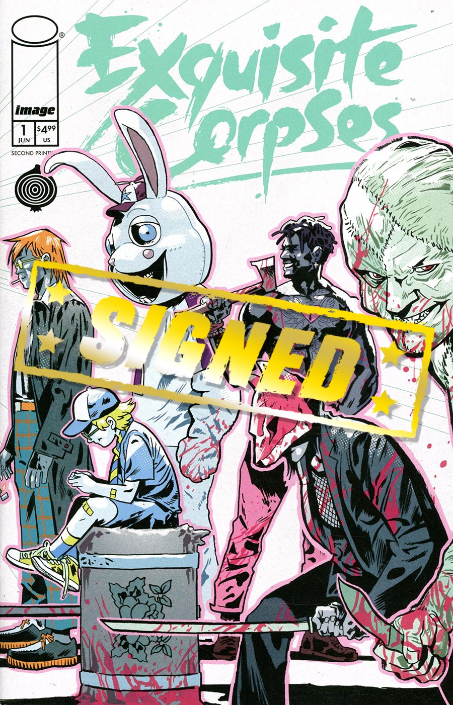 Exquisite Corpses #1 Cover P 2nd Ptg A Michael Walsh Wraparound Variant Cover Signed By James Tynion IV