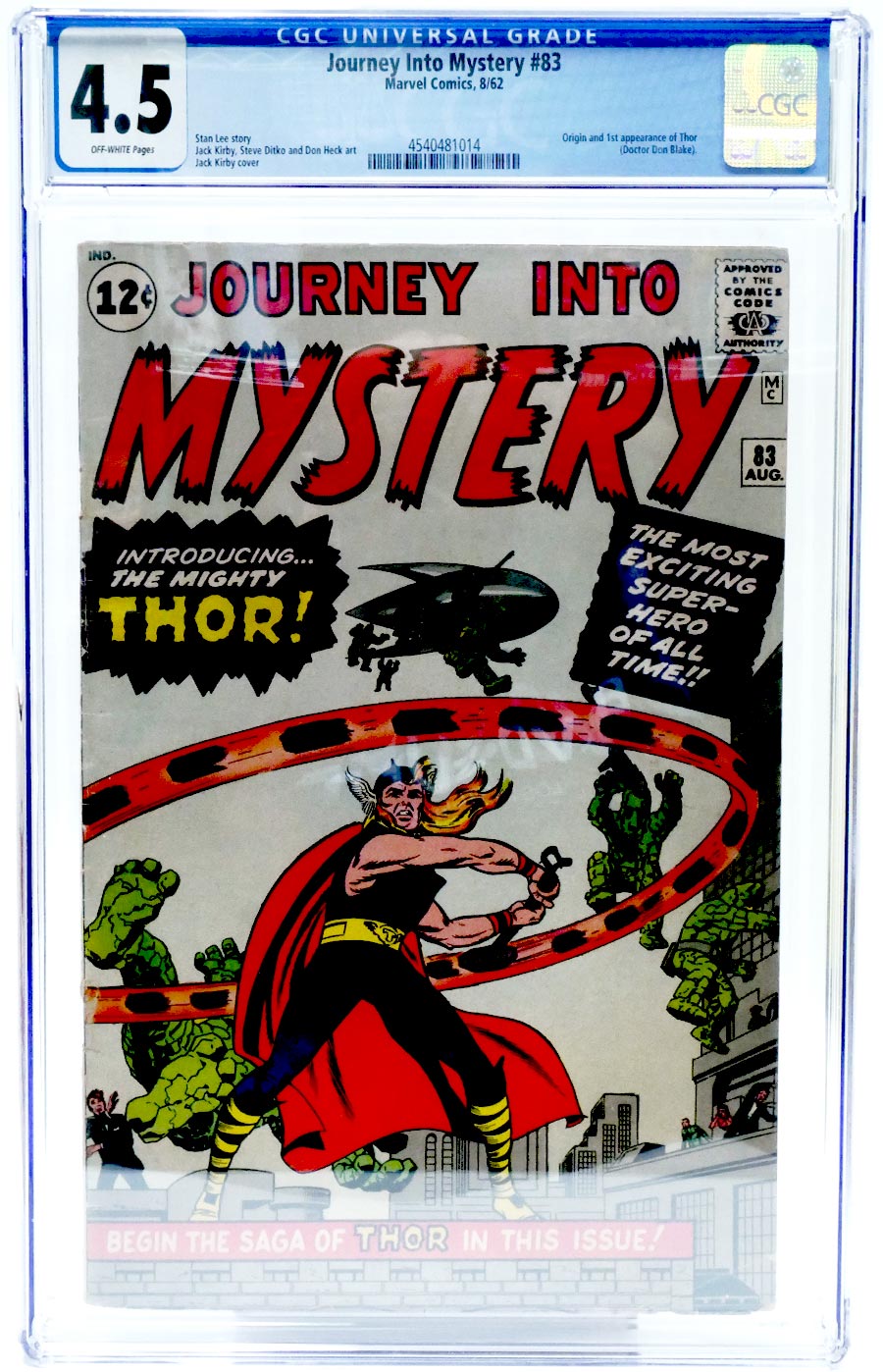 Journey Into Mystery #83 Cover D CGC 4.5
