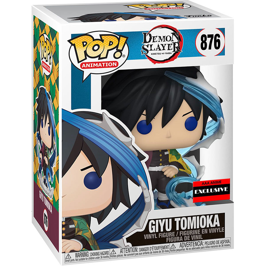 POP Demon Slayer Kimetsu No Yaiba Giyu Tomioka AAA Anime Exclusive Vinyl Figure