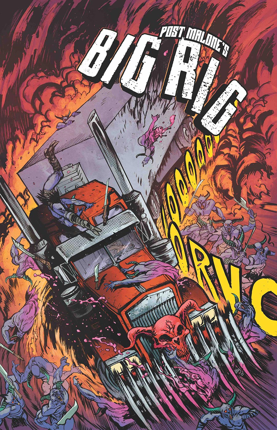 Post Malones Big Rig #1 Cover G Incentive Daniel Warren Johnson Variant Cover (Limit 1 Per Customer)