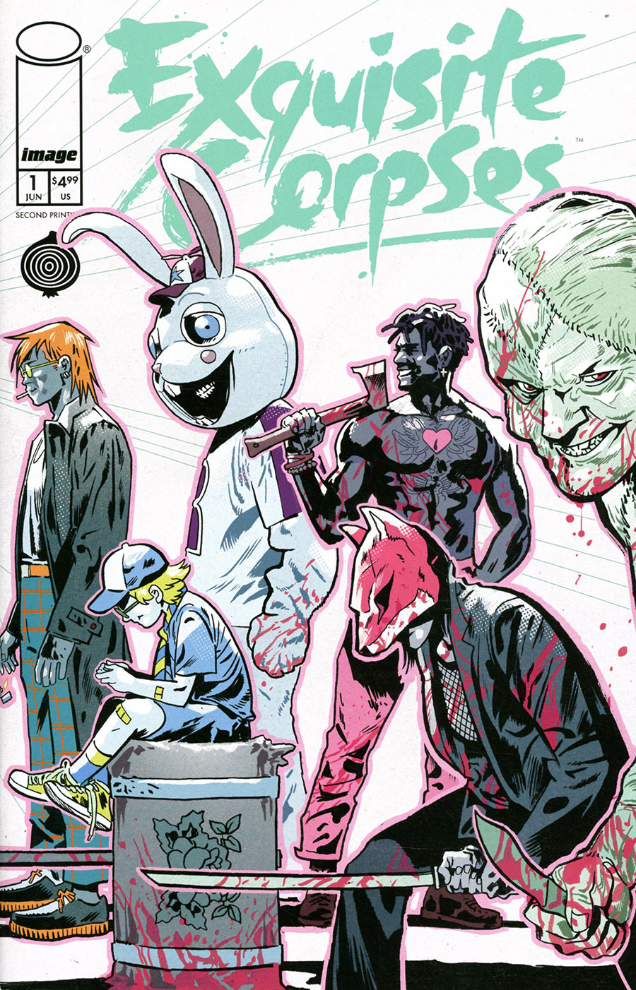 Exquisite Corpses #1 Cover J 2nd Ptg A Michael Walsh Wraparound Variant Cover