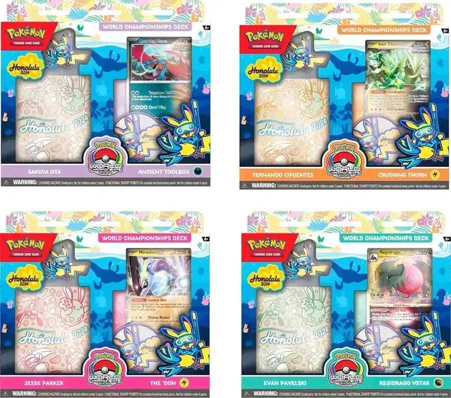 Pokemon 2024 World Championships Deck Display