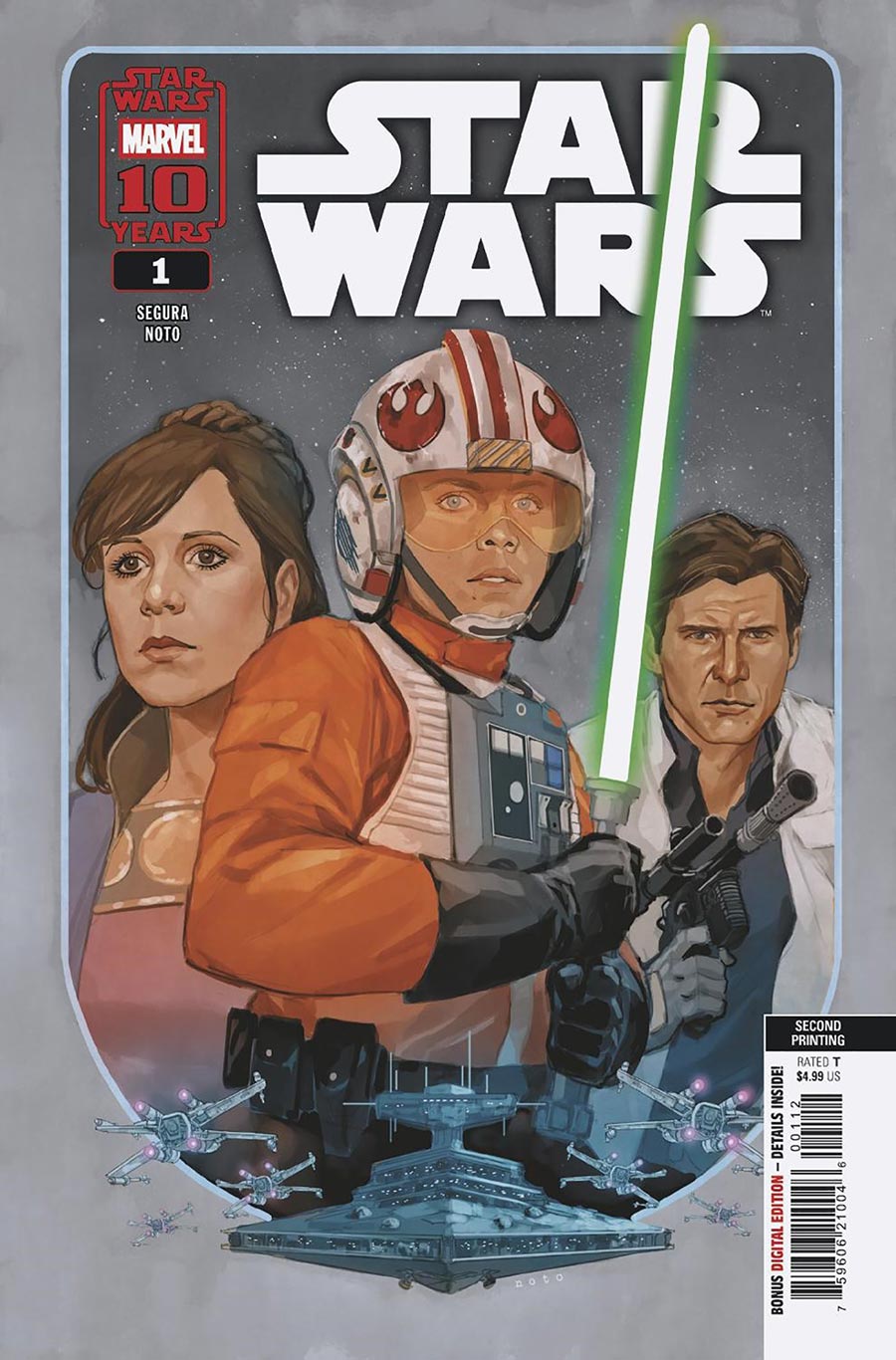Star Wars Vol 6 #1 Cover Y 2nd Ptg Phil Noto Variant Cover