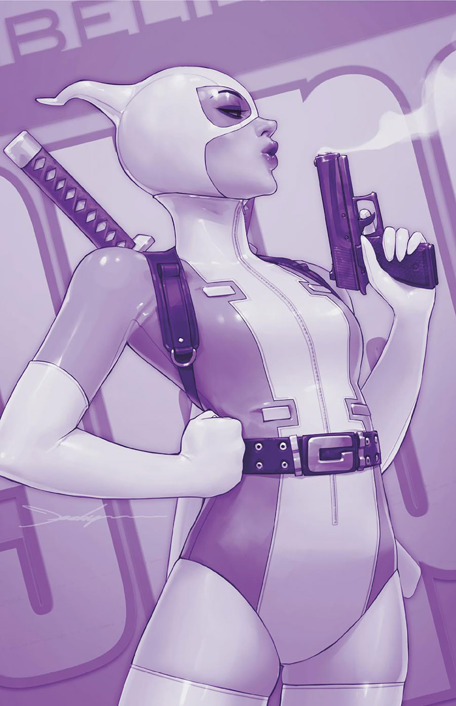 Gwenpool Vol 2 #1 Cover J 2nd Ptg Incentive Jeehyung Lee Virgin Variant Cover