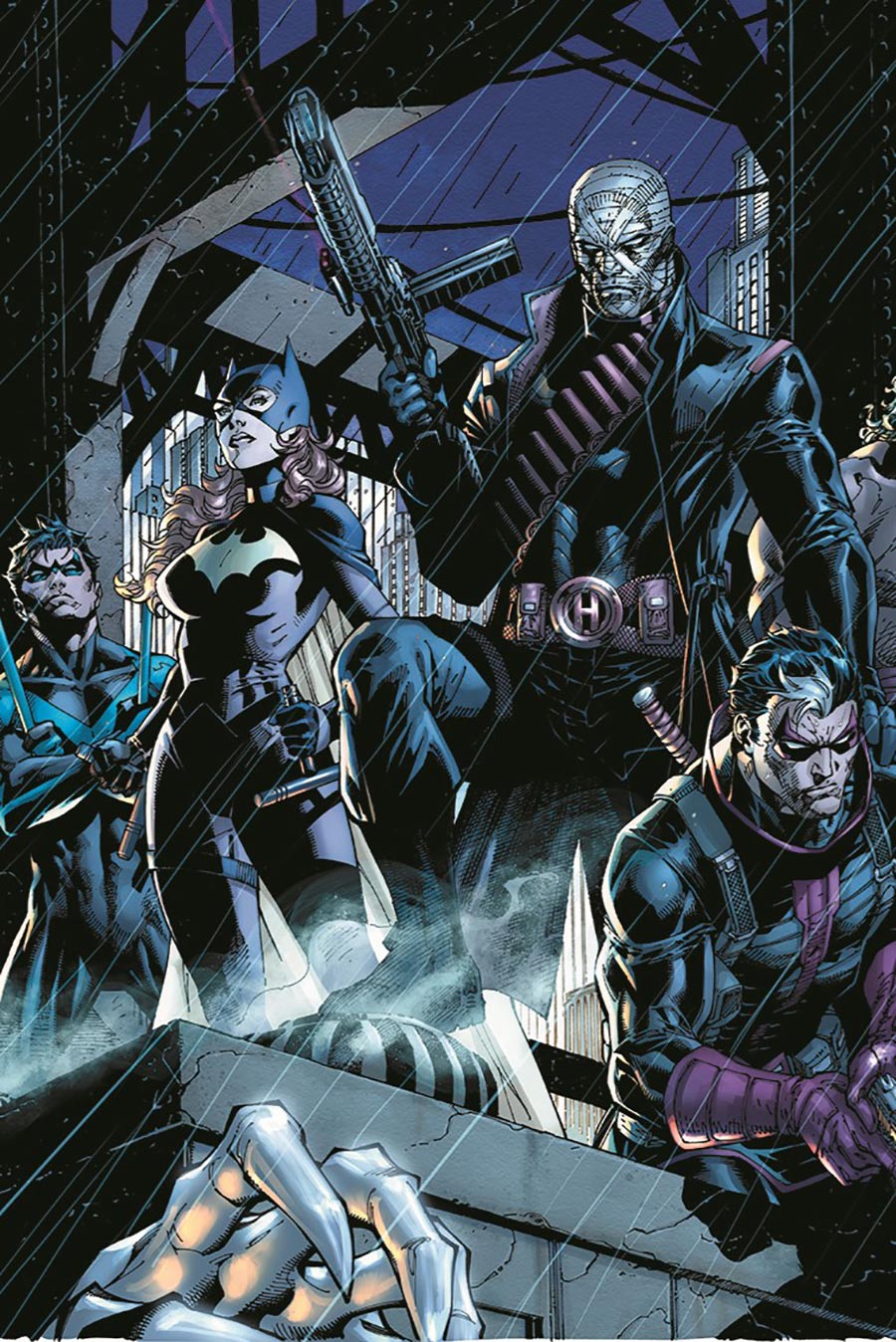 Batman Vol 3 #163 Cover F Variant Jim Lee & Scott Williams Hush Connecting Middle Card Stock Cover (DC All In)(Hush 2 Part 6)