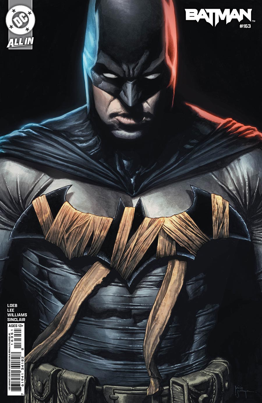 Batman Vol 3 #163 Cover O Incentive Mico Suayan Card Stock Variant Cover (DC All In)(Hush 2 Part 6)