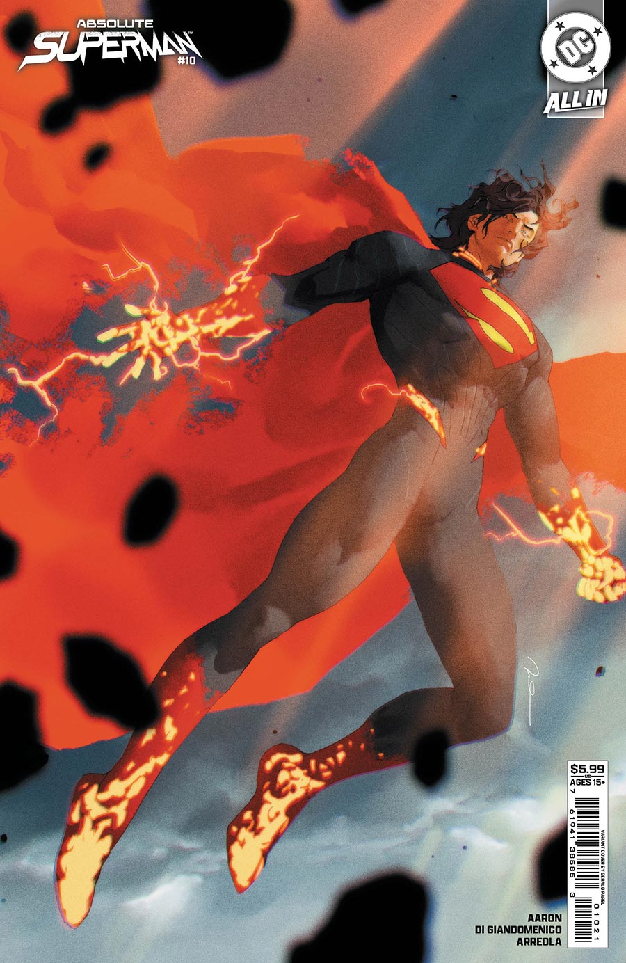 Absolute Superman #10 Cover B Variant Gerald Parel Card Stock Cover (DC All In)