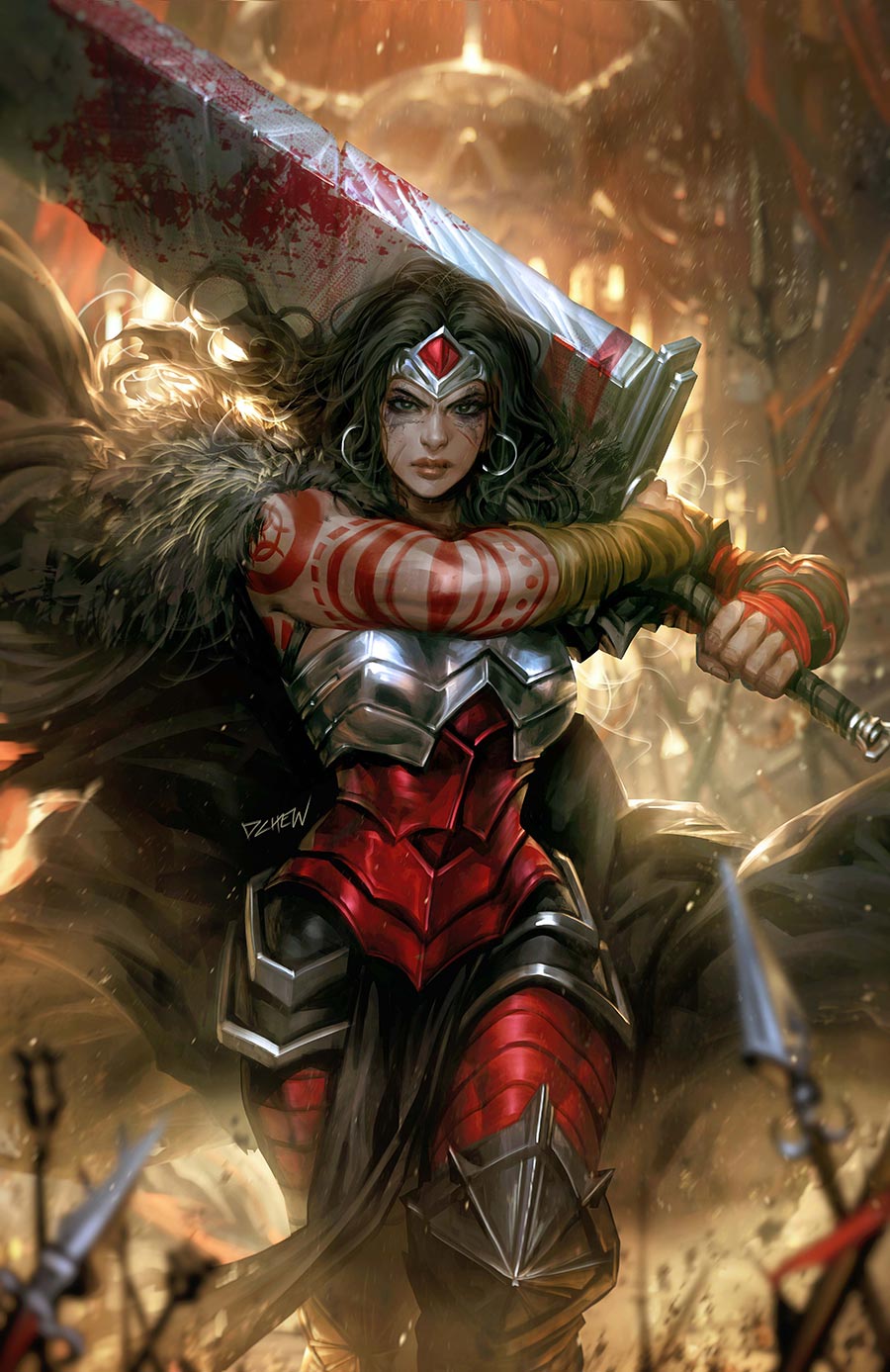 Absolute Wonder Woman #11 Cover B Variant Derrick Chew Card Stock Cover (DC All In)