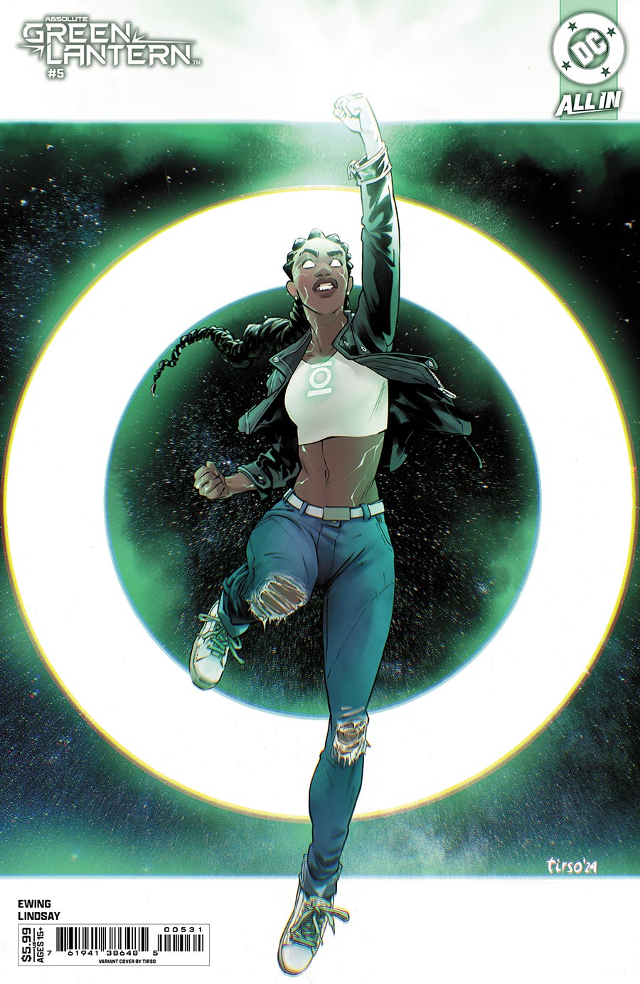 Absolute Green Lantern #5 Cover C Variant Tirso Card Stock Cover (DC All In)