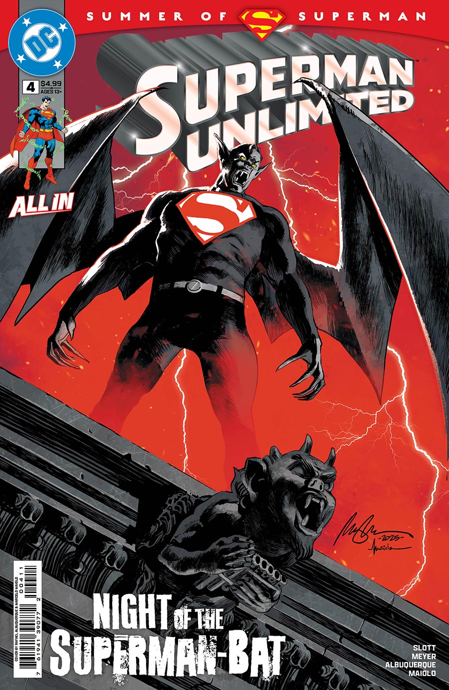 Superman Unlimited #4 Cover A Regular Rafael Albuquerque Cover (DC All In)