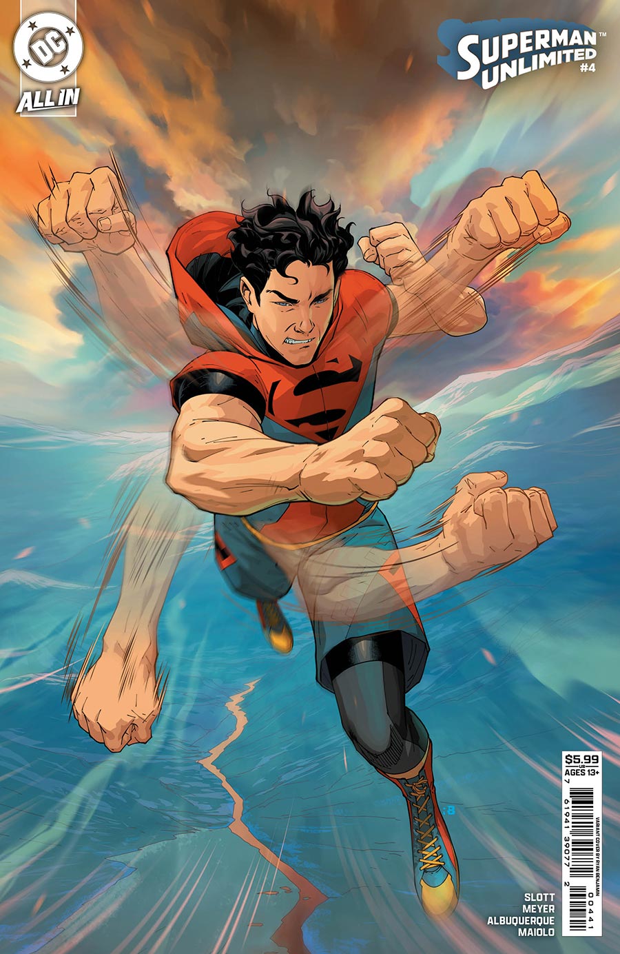 Superman Unlimited #4 Cover E Variant Ryan Benjamin Card Stock Cover (DC All In)