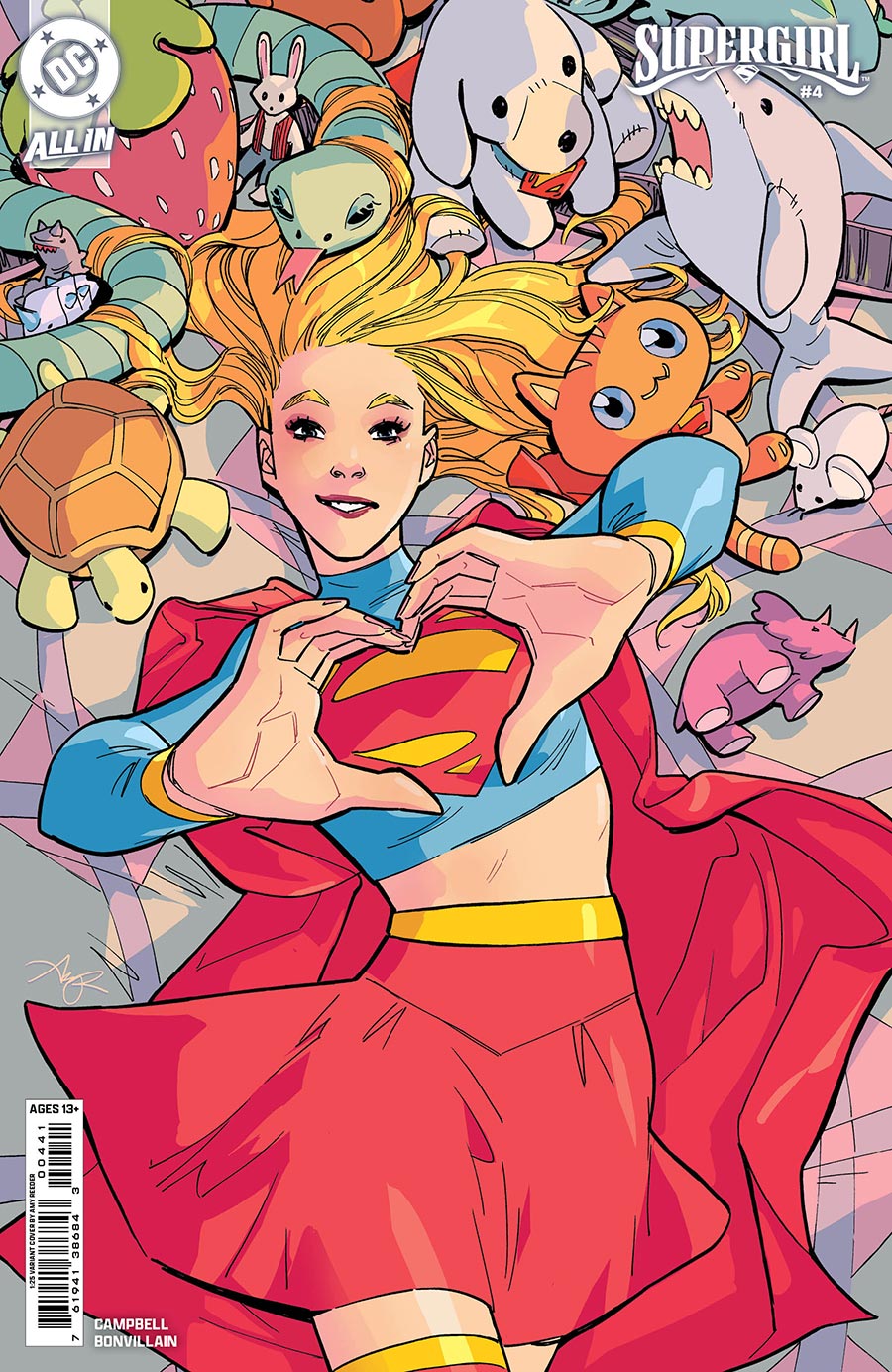 Supergirl Vol 8 #4 Cover D Incentive Amy Reeder Card Stock Variant Cover (DC All In)