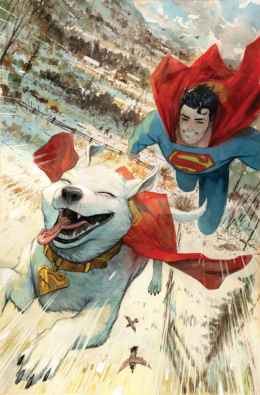 Krypto The Last Dog Of Krypton #3 Cover B Variant Niko Henrichon Card Stock Cover (DC All In)