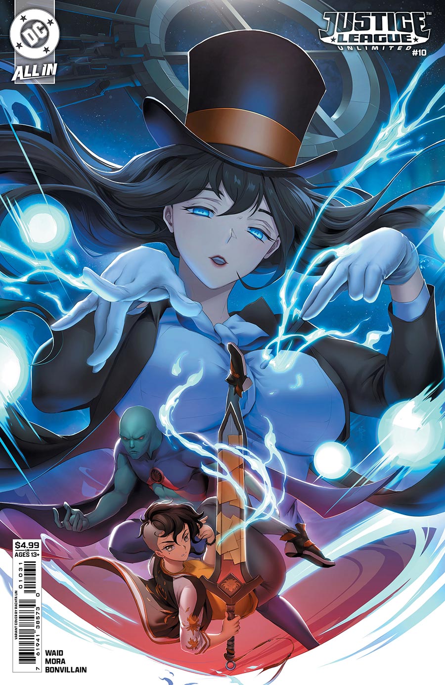 Justice League Unlimited #10 Cover C Variant Rachta Lin Card Stock Cover (DC All In)