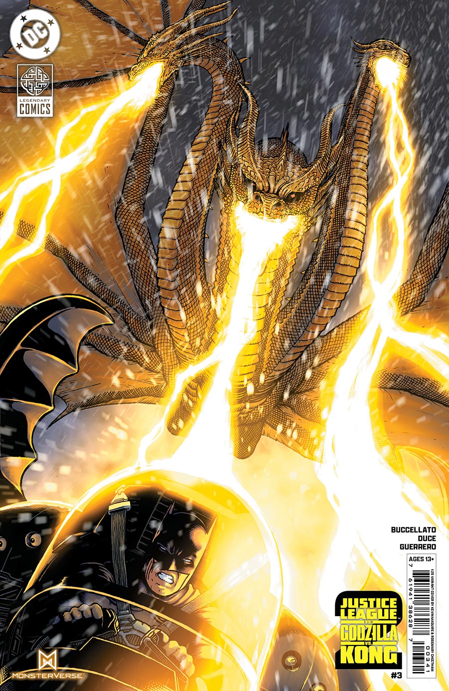Justice League vs Godzilla vs Kong 2 #3 Cover D Incentive Kevin Maguire Card Stock Variant Cover