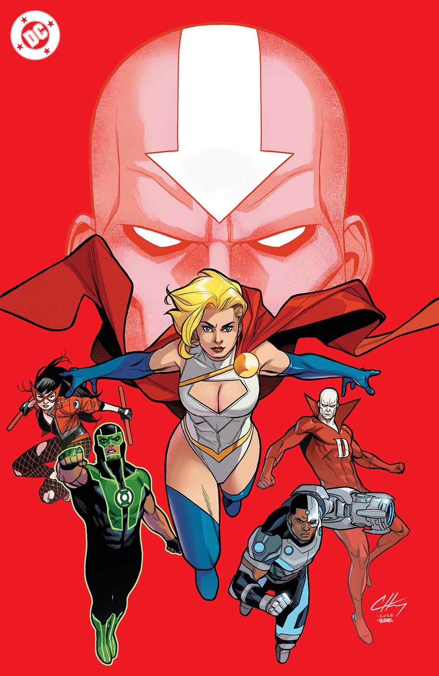 Justice League Red #1 Cover D Variant Clayton Henry Red Foil Cover (DC All In)