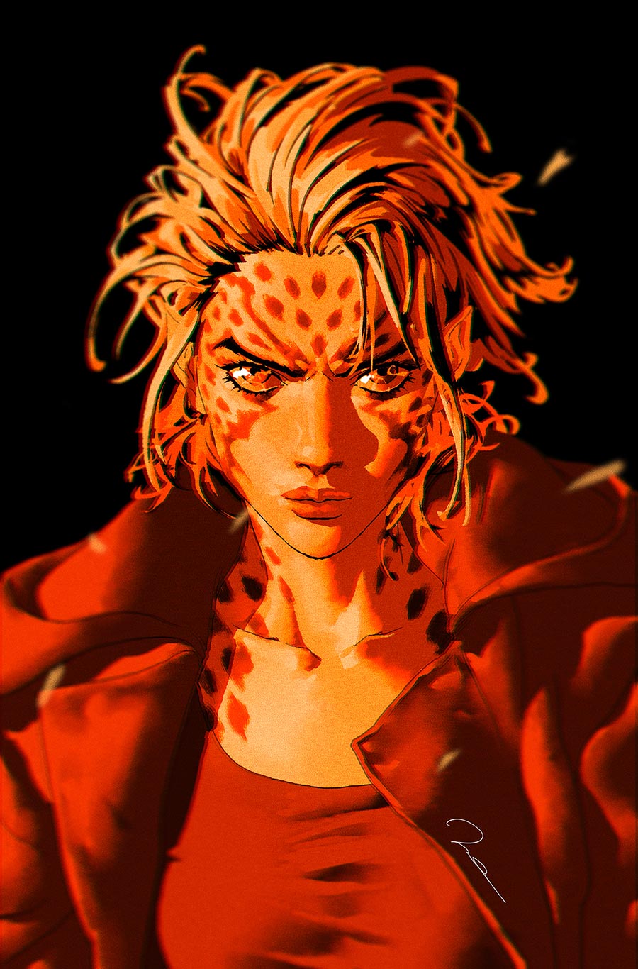 Cheetah And Cheshire Rob The Justice League #1 Cover B Variant Gerald Parel Card Stock Cover (DC All In)