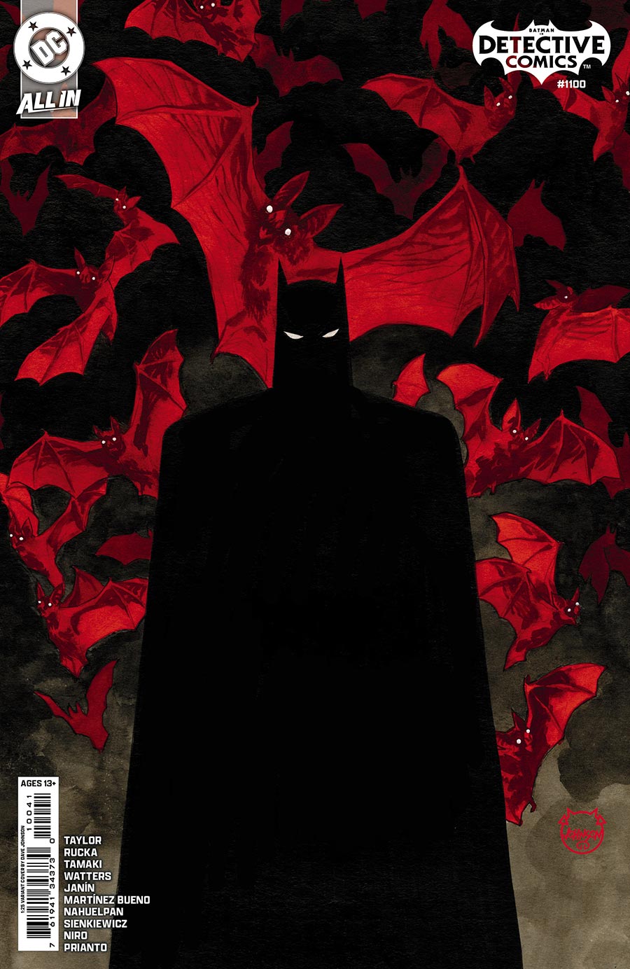 Detective Comics Vol 2 #1100 Cover F Incentive Dave Johnson Card Stock Variant Cover (DC All In)